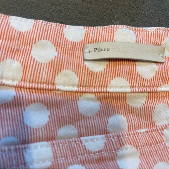 Pilcro the Letterpress by Anthropologie Pink Polka Dot Women's Jeans 30 - Picture 6 of 6